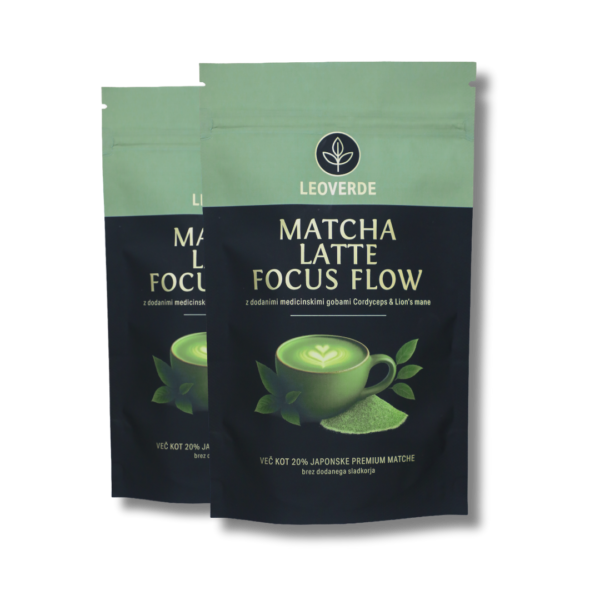 2x Matcha Latte Focus Flow – stabilna energija & fokus